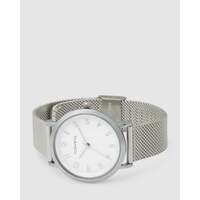 Small Alstral Silver Mesh Watch by Tony+Will Watch 36mm Dial