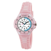 Kids Learn To Tell The Time Teaching Dial Watch- Light Pink