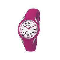 Girls Pink Tropical Easy To Read Watch 