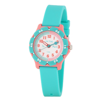 Hero Kids Watch Teal with Time Teaching Dial 31mm - WR100m