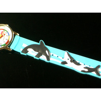 Killer Whales Kids Watch with Time Teaching Dial