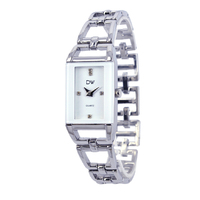 Ladies White Silver Bracelet Watch