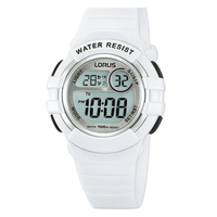White Digital Watch for Kids WR100m Dial 38.5mm