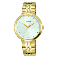 Ladies Gold Dress Watch 32mm Water Resistant 50m Lorus