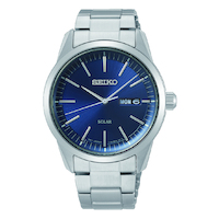 Seiko Mens Solar Watch WR100m Blue Dial